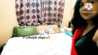 Today Relaxing Mood ♥️♥️ Main kaise lag Rahi hu #minivlog #sareefashion #relaxing #vlogginglifestyle #6