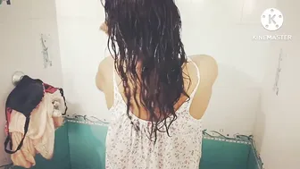 Hello friends ♥️♥️ After shower how I safely wearing nighty#viralvideo #plifestylevlogs #wearing #4