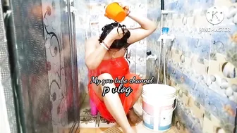 Desi Style Bathing Vlog/Summer ♥️♥️ Bathing ♥️♥️#minivlog #bathing #vlogs #viral #2