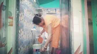 Washing clothes by hand ♥️♥️ Indian housewife daily cleaning routines vlog ♥️♥️@Plifestylevlogs #8