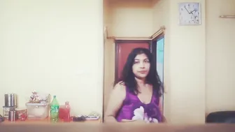 Indian housewife after bathing hair drying vlog/Wet hair drying ♥️@Plifestylevlogs #10