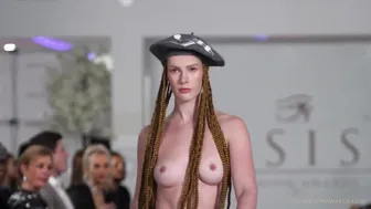 Isis Fashion Awards 2022 - Part 2 (Nude Accessory Runway Catwalk Show) Global Hats #4