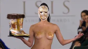 Isis Fashion Awards 2022 - Part 4 (Nude Accessory Runway Catwalk Show) Toiz Art #1