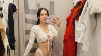 [4K] Exploring Transparent Clothes | See-through Try on Haul #6