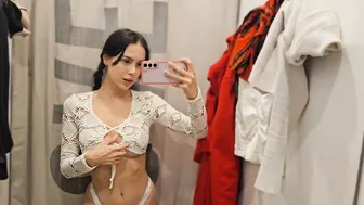 [4K] Exploring Transparent Clothes | See-through Try on Haul #8