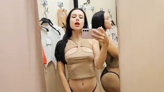 See-Through/Transparent Lingerie and Clothes | Try-On Haul | At The Mall №19 #6