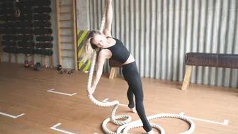 Stretching with Rope in Real 8K Resolution #9