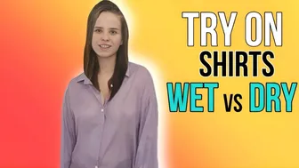 Wet vs Dry: Let's Try on Transparent Shirts and Test Them in the Water